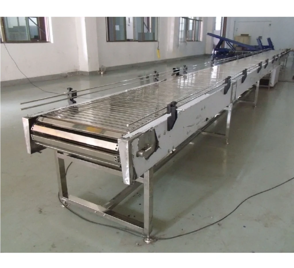 stainless steel flat belt conveyor